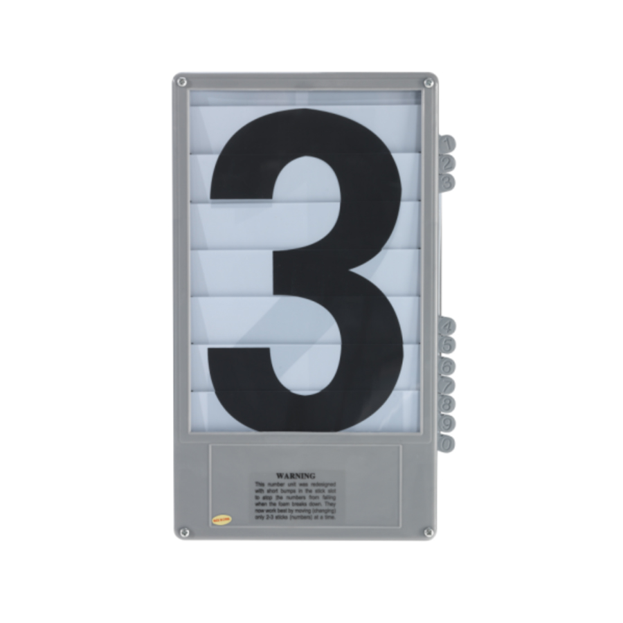 Tableau Cassette de chiffres noirs pour marquoir mobile - Kassiopé