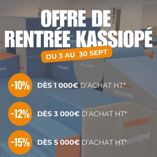 Jusqu’à -15% sur une sélection KASSIOPE – Offre limitée !